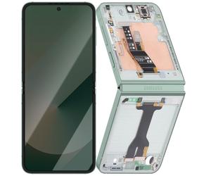 Écran Intérieur AMOLED Complet pour Galaxy Z Flip 6 Service Pack Vert d'eau