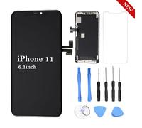 Ecran Iphone 11 Noir Complet + Lcd Retina Sur Chassis + Outils
