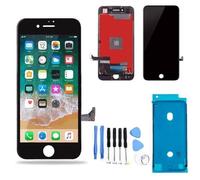 Ecran Iphone 7 Noir Complet + Lcd Retina Sur Chassis + Outils