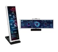 Écran IPS 8,8 Pouces, Mini écran HDMI 1920 X 480, Moniteur de Température D'ordinateur de Données GPU CPU avec Thème Bricolage, Prise en de L'affichage du Panneau de