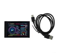 Écran IPS de 3 5 pouces avec connexion USB C pour AIDA64 rotation horizontale et verticale, caractéristiques d'économie d'énergie