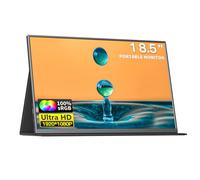 Écran IPS portable 18 5" 1080p 100 Hz Taux de rafraîchissement 100 sRGB Écran externe étendu avec deux haut-parleurs Coque de protection amovible Compatible avec interrupteur