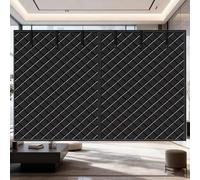 Écran Isolant pour Porte de Garage, Kit Magnétique Coupe-Vent et Anti-Froid en Oxford Imperméable, Couverture de Porte Isolant Coton pour L'Hiver, Facile À Installer(Black,W270xH280CM)