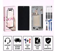 Écran - KOMI - Samsung S25 Ultra SM-S938 - OLED - Avec châssis - Lecteur d'empreintes (Noir)