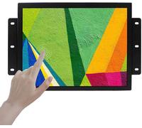 Écran LCD 12,1"" 1024 x 768 4:3 600 nits,écran Tactile capacitif 10 Points,entrée Audio vidéo VGA DVI