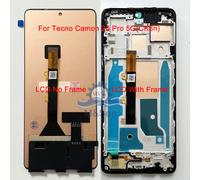 Écran LCD AMOLED 6,67'' d'origine pour Infinix Tecno Camon 20 Premier CK9n / 20 Pro 4G 5G CK7n 8n avec cadre tactile pour Camon 20 CK6 CK6n Black Frame