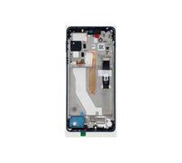 Écran LCD Assemblé - Motorola - Edge 20 Pro - Blanc - Remplacement - Châssis Inclus
