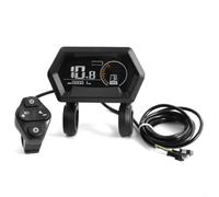 Écran LCD avancé pour vélo électrique Protocole n°2 Compatible avec vélos électriques et scooters 24 V 72 V