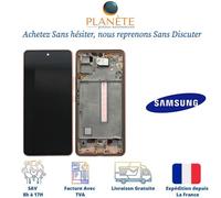 Samsung Écran LCD & Vitre Tactile Assemblés sur Châssis Galaxy A53 5G (A536B) Noir Original