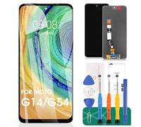 Écran LCD de rechange PAYF0010IN XT2343 pour Motorola Moto G54 (noir, sans cadre)