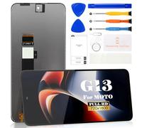 Écran LCD de rechange pour Motorola Moto G13 G23 Écran tactile Digitizer Assemblée Kits de réparation (noir, sans cadre)