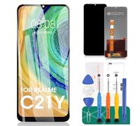 Écran LCD de rechange pour OPPO Realme C21Y pour Realme C25Y pour Realme C21Y/C25Y écran tactile numériseur kits de réparation (noir, sans cadre)