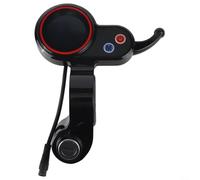 Écran LCD de rechange pour scooter électrique Hitway H5, connecteur 6 broches, compteur numérique avec affichage de vitesse, ABS résistant aux intempéries, partie tableau de bord noir