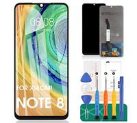 Écran LCD de rechange pour Xiaomi Redmi Note 8 M1908C3JH, M1908C3JG, M1908C3JI - Kit de réparation de numériseur tactile (noir, sans cadre)