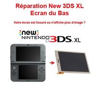 Écran LCD de remplacement - NINTENDO - New 3DS XL - 400 x 240 - 260 000 couleurs - 5 niveaux rétro-éclairage