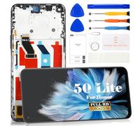 Écran LCD de remplacement pour Huawei Honor 50 Lite - Kit de réparation pour Huawei Honor X20 - Noir - Avec cadre