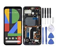 Écran LCD de téléphone Mobile Écran LCD d'origine pour Für Google Pixel 4 Numétiseur Assemblage Complet avec Cadre (Noir) Réparation