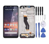 Écran LCD de téléphone Mobile Écran LCD TFT pour Nokia 3.2 Numérisateur Complet Assemblage avec Cadre (Noir) Réparation