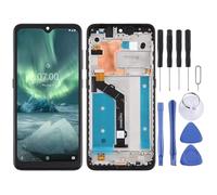 Écran LCD de téléphone Mobile Écran LCD TFT pour Nokia 7.2 TA-1196 Digitizer Assemblage Complet avec Cadre Réparation