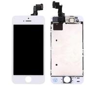 Écran Lcd Et Numériseur Pour Iphone 5s/Iphone Se (1re Génération) Avec Caméra Frontale/Lentille En Verre, Etc. (Fabriqué En Chine, Luminosité 220-300 Cd/M²) (Sans Logo) - Blanc