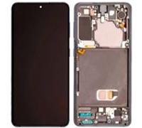 Ecran LCD et Tactile OLED avec Châssis Phantom Gray pour Galaxy S21 5G G991 (Original Size)