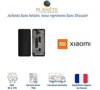 Ecran LCD et Vitre Tactile avec Châssis Noir pour Xiaomi Mi 10T Lite