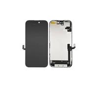 Ecran LCD et Vitre Tactile Hard Oled Noir pour iPhone 16 (IC Removable)