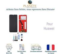 Ecran LCD et Vitre tactile Noir Sans Châssis Pour Huawei Y6S