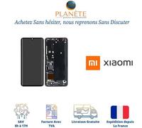 Ecran LCD et Vitre tactile Noir Sur Chāssis Pour Xiaomi Mi Note 10 Lite