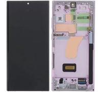 Ecran LCD et Vitre Tactile Soft Oled avec Châssis Lavander pour Galaxy S23 Ultra 5G S918 G