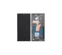 Ecran LCD et Vitre Tactile Soft Oled avec Châssis Vert pour Galaxy S23 Ultra 5G S918