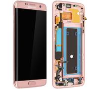 Ecran LCD Galaxy S7 Edge Vitre Tactile Bloc écran remplacement rose
