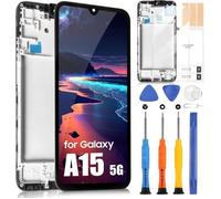 Écran LCD - GENERIC - Samsung Galaxy A15 4G/5G - Noir - Dureté 9H - Écran HD