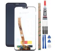 Écran LCD HUAWEI p20 lite ANE-LX1, ANE-LX2 + vitre tactile NOIR Taille 5.84''+ Kit outils + Colle B7000