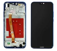 Ecran LCD Huawei P20 Lite Bloc Complet Tactile Compatible Bleu