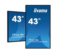 Écran LCD - iiyama - ProLite LH4375UHS-B1AG - 43 pouces - 4K - Rétro-éclairé LED