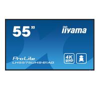 iiyama ProLite LH5575UHS-B1AG - Classe de diagonale 55" (54.6" visualisable) écran LCD rétro-éclairé par LED - signalisation numérique - avec lecteur multimédia intégré, SDM Slot PC - 4K UHD (2160p) 3