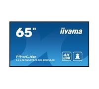 iiyama LH6560UHS-B2AG Écran d'affichage dynamique Carte A numérique 165,1 cm (65") LED Wifi 500 cd/m² 4K Ultra HD Noir Intégré dans le processeur Android 11 24/7