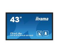 iiyama TF4339AS-B1AG affichage de messages Écran plat de signalisation numérique 108 cm (42.5') LED 500 cd/m² 4K Ultra HD Noir Écran tactile Intégré dans le processeur Android 24/7