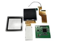 Écran LCD IPS avec luminosité élevée, compatible avec SNK, NGPC, NEOGEO, Pocket Color, épaisse(Silver lens Thick)