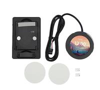 Écran LCD IPS de 2,1" avec gradation en continu, écran rond en alliage d'aluminium pour boîtier de bureau, pour surveillance des données du processeur, contrôle de la température