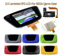 Écran LCD IPS laminé 640*480 pour Sega GG, pour console SEGA Game Gear avec coque. Yellow