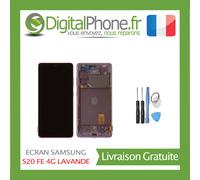 ECRAN LCD LAVANDE ORIGINAL SAMSUNG GALAXY S20 FE 4G SM-G780F TVA