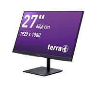 terra LCD 2727 W HA V2 Noir 27" HDMI DisplayPort USB-C GREENLINE Plus AMD FreeSync résolution Full HD 27 pouces Écran noir design sans cadre réglable en hauteur
