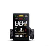 Écran LCD M58 pour moteur BAFANG compatible avec 24 V 36 V 48 V 52 V avec connecteur étanche à 5 broches en temps réel et détection d'erreurs