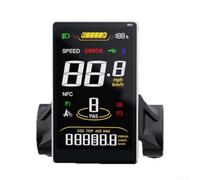 Écran LCD M58 pour systèmes de moteur BAFANG 24 V 36 V 48 V 52 V prenant en charge la connexion étanche 5 broches avec surveillance de la vitesse et détection des erreurs