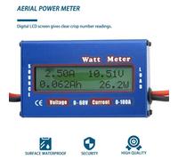 Écran Lcd Numérique 100a 60v Dc, Analyseur De Puissance De Batterie D'hélicoptère Et D'avion, Watt-Mètre, Équilibreur Pour Loisir Radiocommandé