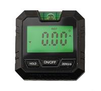 Écran LCD numérique magnétique avec niveau à bulle pour le travail du bois et la construction, précision de 0,1°, options rouge/noir (D)