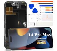 Écran LCD OLED de rechange pour iPhone 14 Pro Max 6,7" pour iPhone 14 Pro Max A2894, A2651, A2893, A2895 - Écran tactile LCD - Kit de réparation - Noir