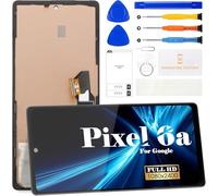 Écran LCD OLED pour Google Pixel 6A pour Google Pixel 6A GX7AS GB62Z G1AZG GB17L Digitizer Écran tactile de rechange avec cadre (noir)